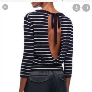 Vince backless sweater CASHMERE